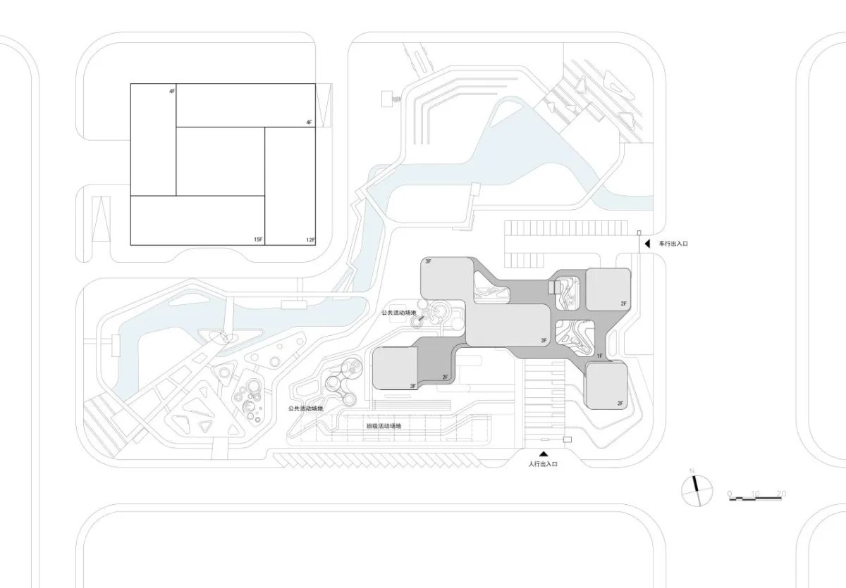 BIM建筑|渭南市政府机关幼儿园 / 中合元创建筑设计股份有限公司