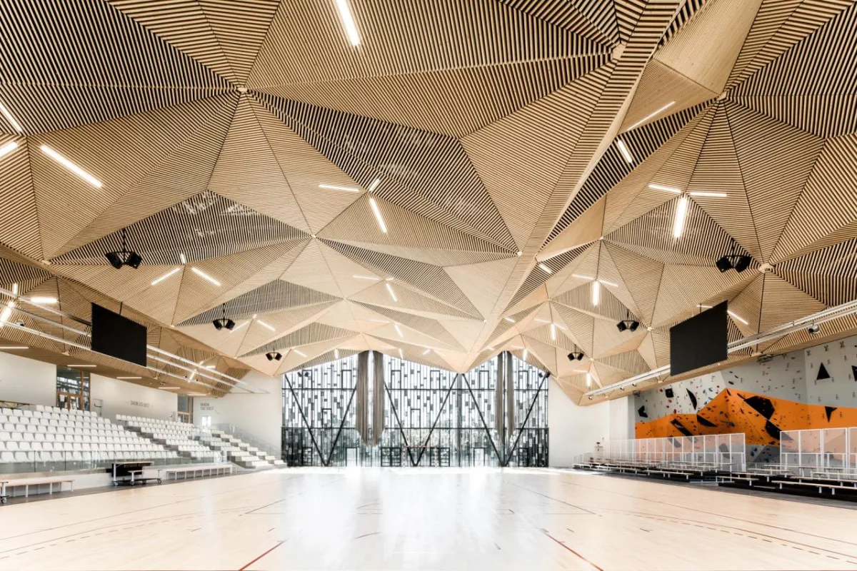 BIM建筑|Pôle Simone Veil 多功能运动中心 / K architectures Sigwalt Herman