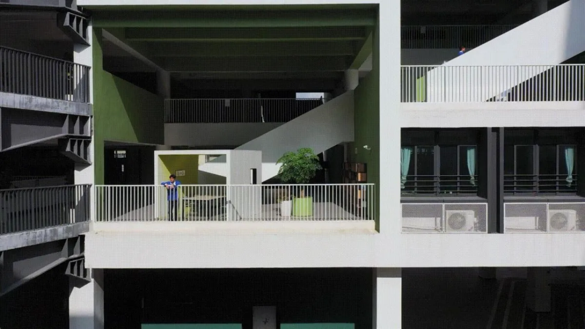 BIM建筑|深圳市龙华区行知中学 / 筑博设计-联合公设