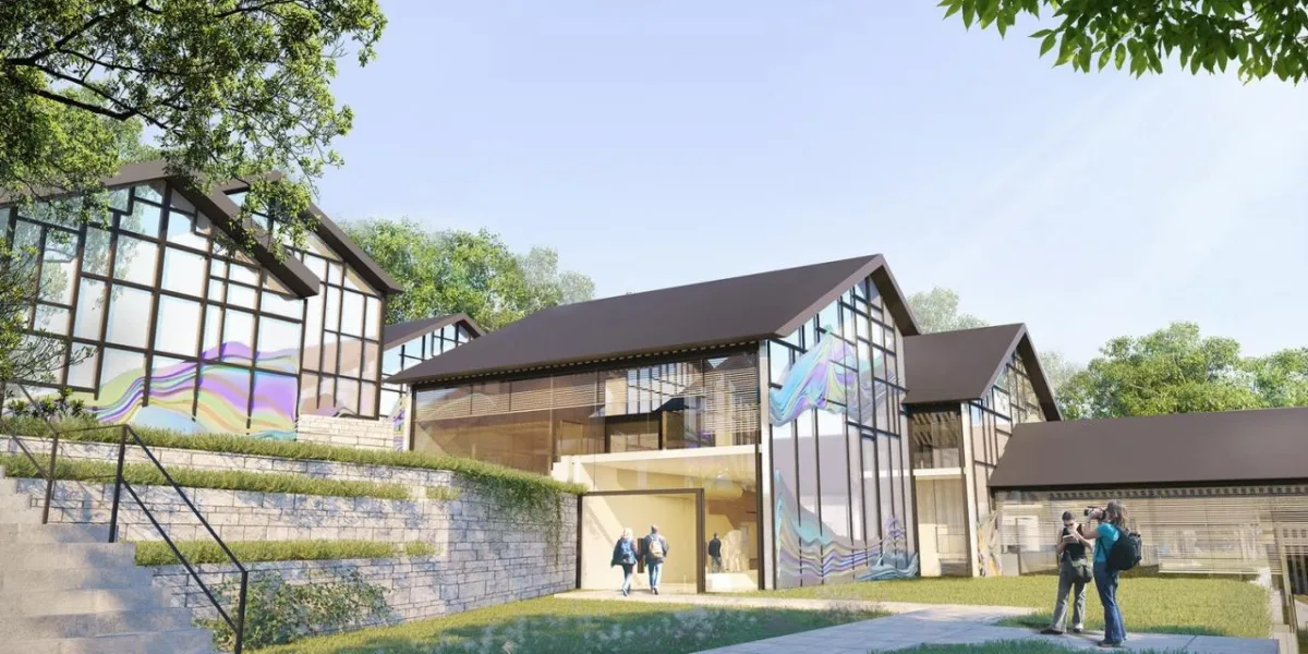 BIM建筑|林河陌影——仙市古镇活动综合体方案设计 / 外行建筑