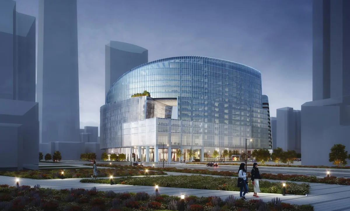 BIM建筑|成都高新万科中心——高新区的城市花园 / Laguarda.Low Architects