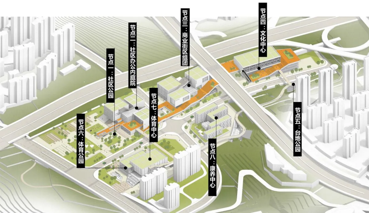 BIM建筑|兰州皋兰社区文体中心 / 一境建筑设计
