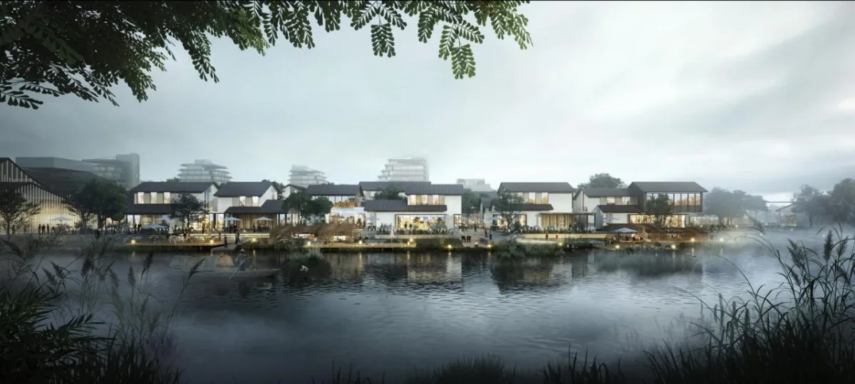 BIM建筑|中标候选方案 | 造物环：苏州青苔中日工业设计村 / line+、MLA+