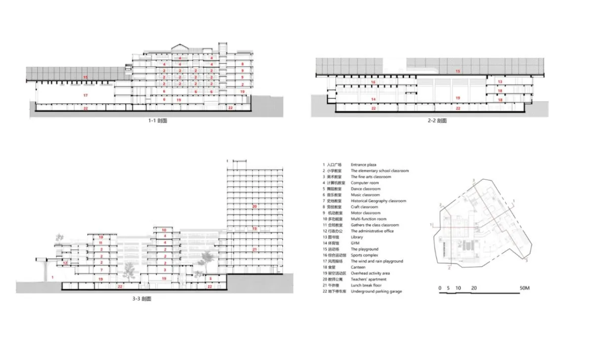 BIM建筑|深圳市坪山区东部湾区实验学校 / 申都设计