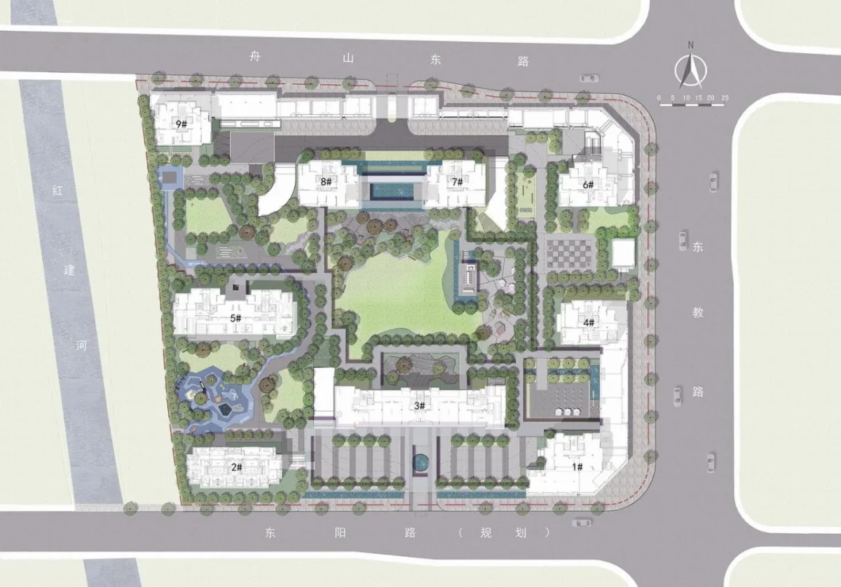 BIM建筑|城市山林 大家宅园 / ZSD卓时