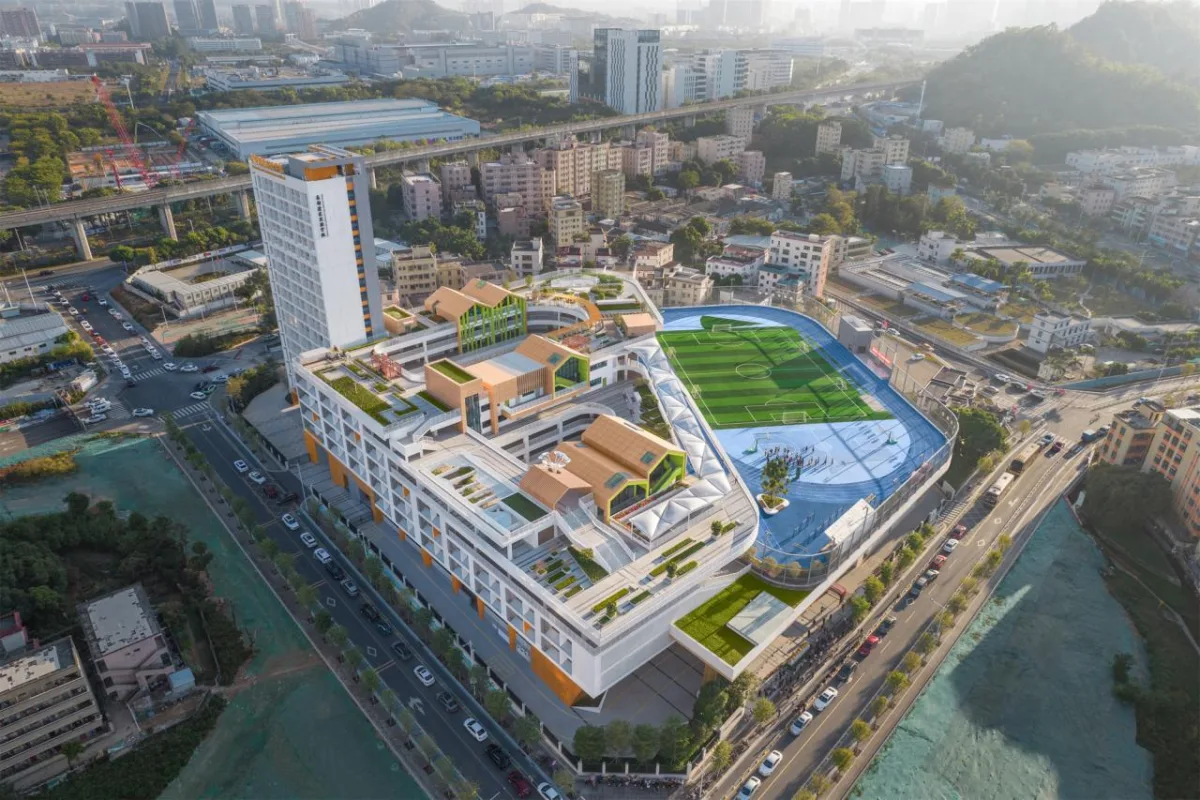 BIM建筑|深圳市坪山区东部湾区实验学校 / 申都设计