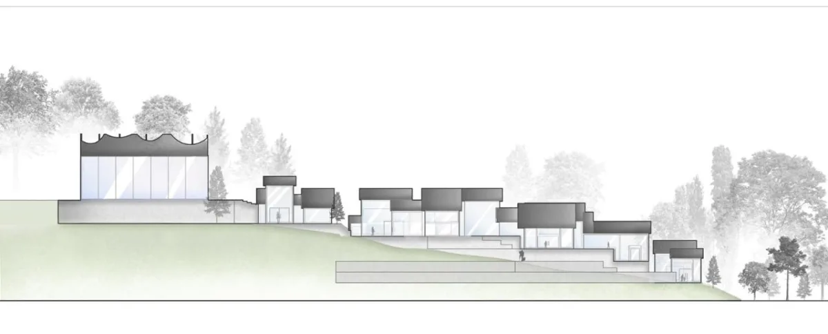 BIM建筑|林河陌影——仙市古镇活动综合体方案设计 / 外行建筑