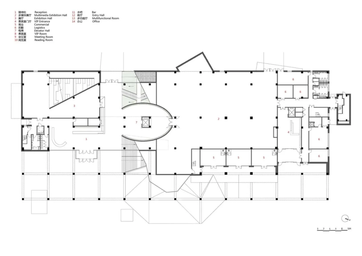 BIM建筑|白沙岛金融生态小镇社区中心 / URBANUS都市实践