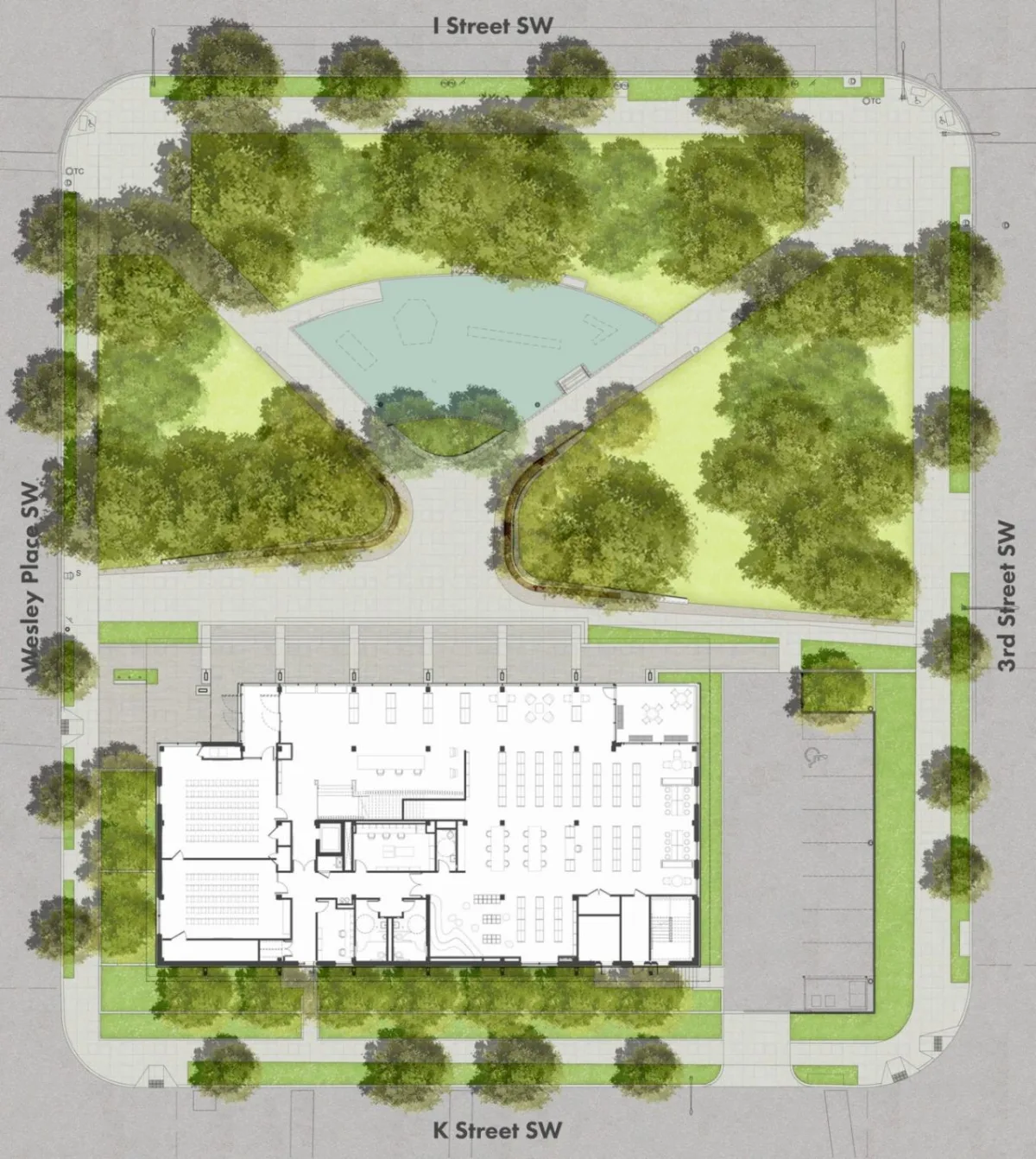 BIM建筑|DCPL 西南社区图书馆 / Perkins and Will