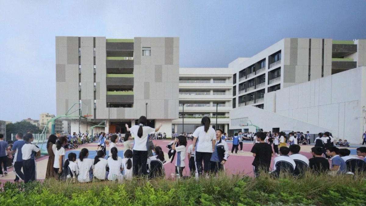 BIM建筑|深圳市龙华区行知中学 / 筑博设计-联合公设