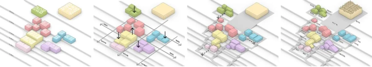 BIM建筑|林河陌影——仙市古镇活动综合体方案设计 / 外行建筑