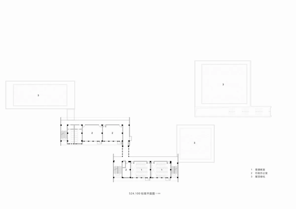 BIM建筑|黄甲小学扩建项目——秩序几何 / 本末建筑