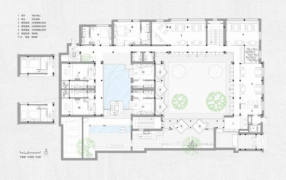 BIM建筑|新与旧的穿插对话-北锣鼓巷91号四合院改造设计 / 介介工作室