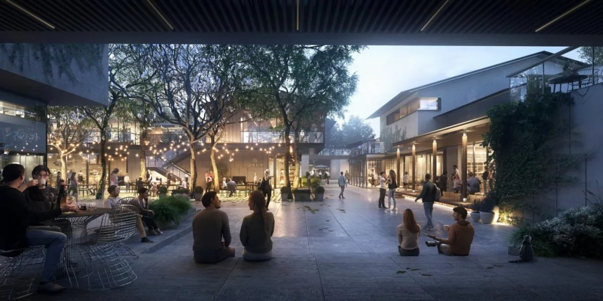 BIM建筑|中标候选方案 | 造物环：苏州青苔中日工业设计村 / line+、MLA+
