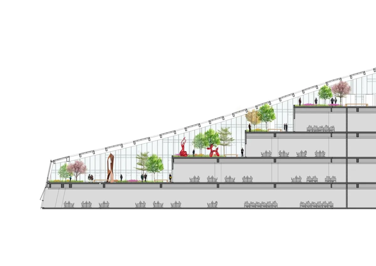 BIM建筑|成都高新万科中心——高新区的城市花园 / Laguarda.Low Architects