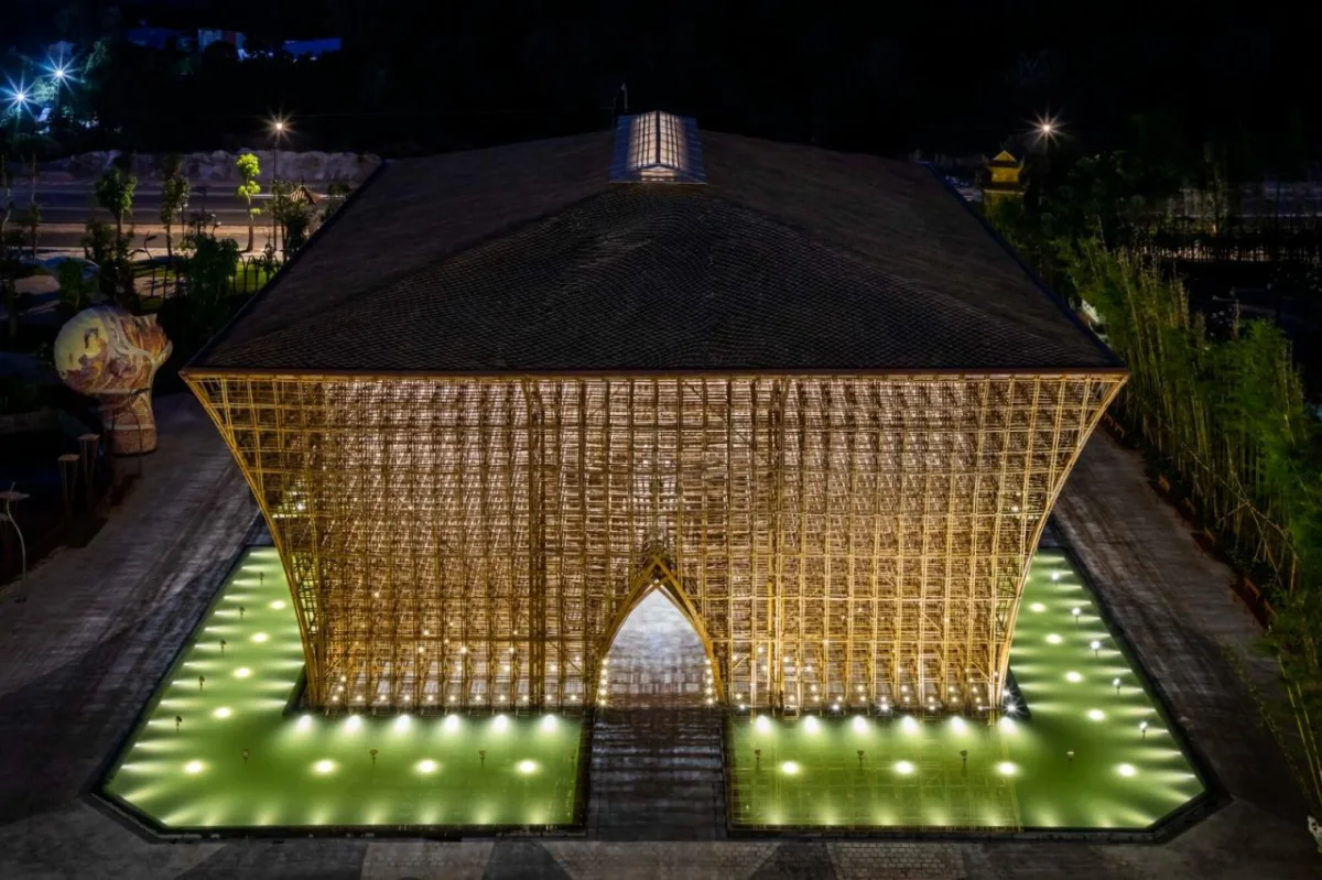 BIM建筑|42000 根竹竿，富国岛大世界欢迎中心 / 武重义建筑事务所
