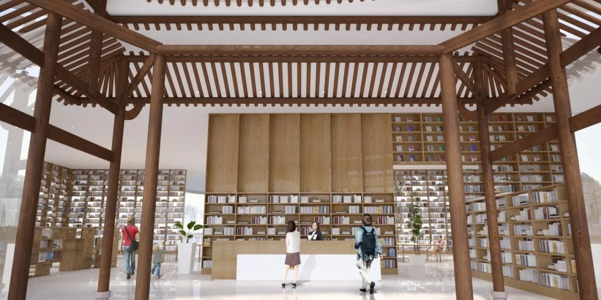 BIM建筑|婺川复园——遵义市务川县文化中心设计方案 / 外行建筑