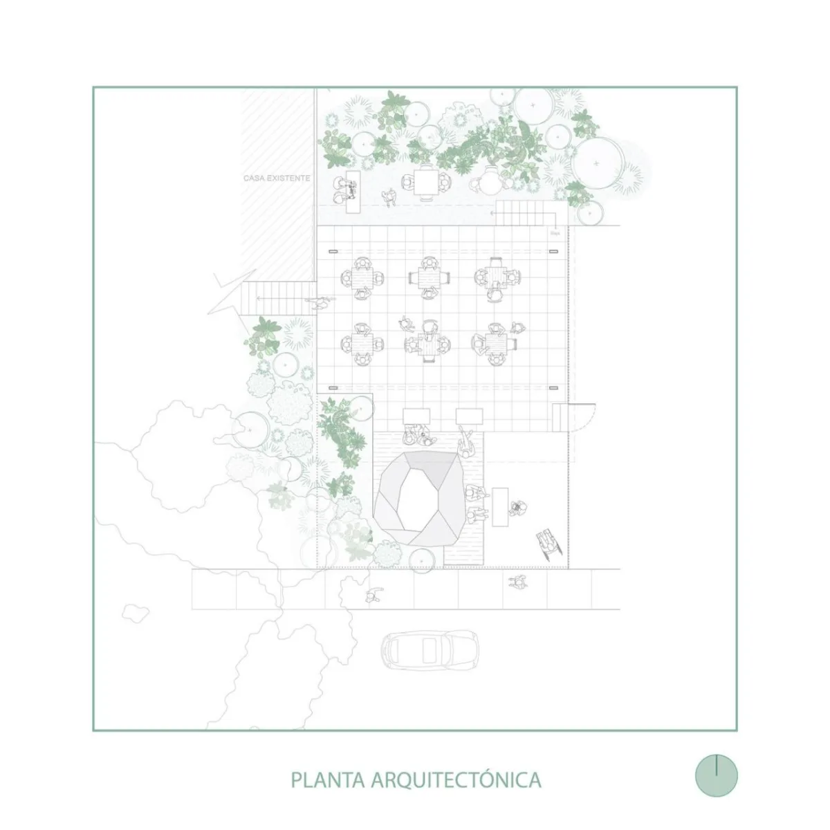 BIM建筑|村口榕树下，社区公共空间 Ficus Alto / Natura Futura Arquitectura