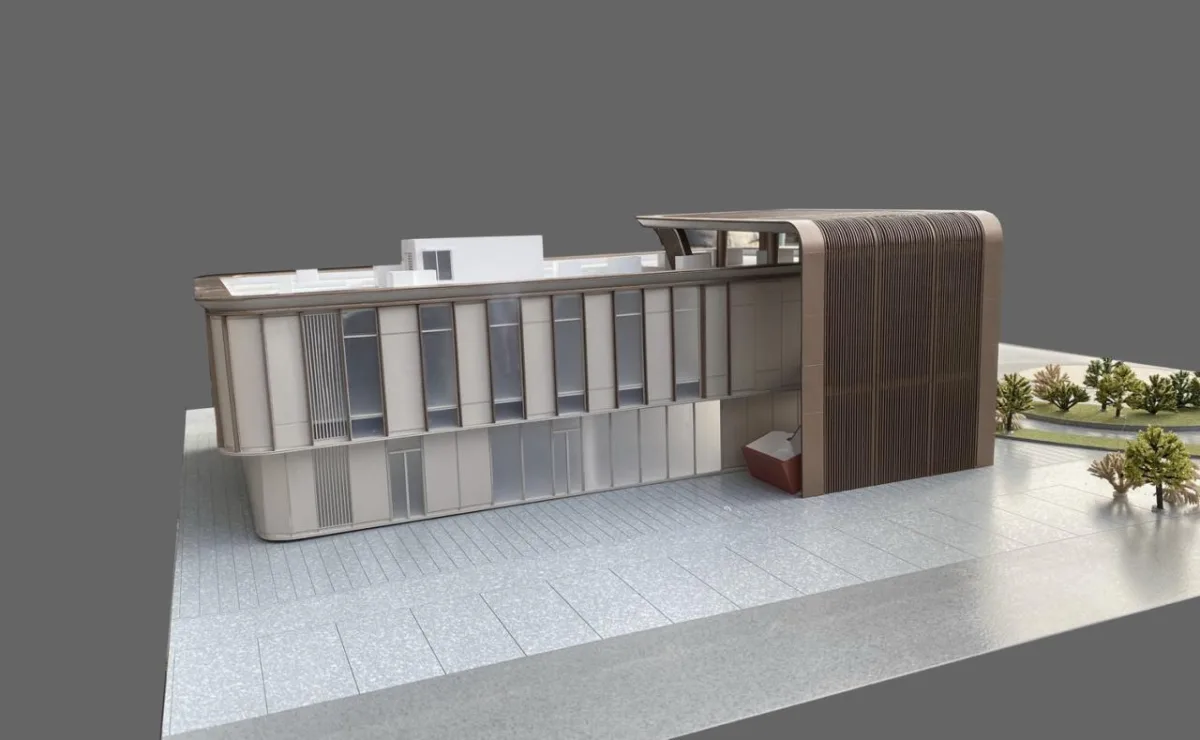 BIM建筑|流动魅力的艺术邂逅 如东金地至尚 ▪ 展示中心 / 成执设计