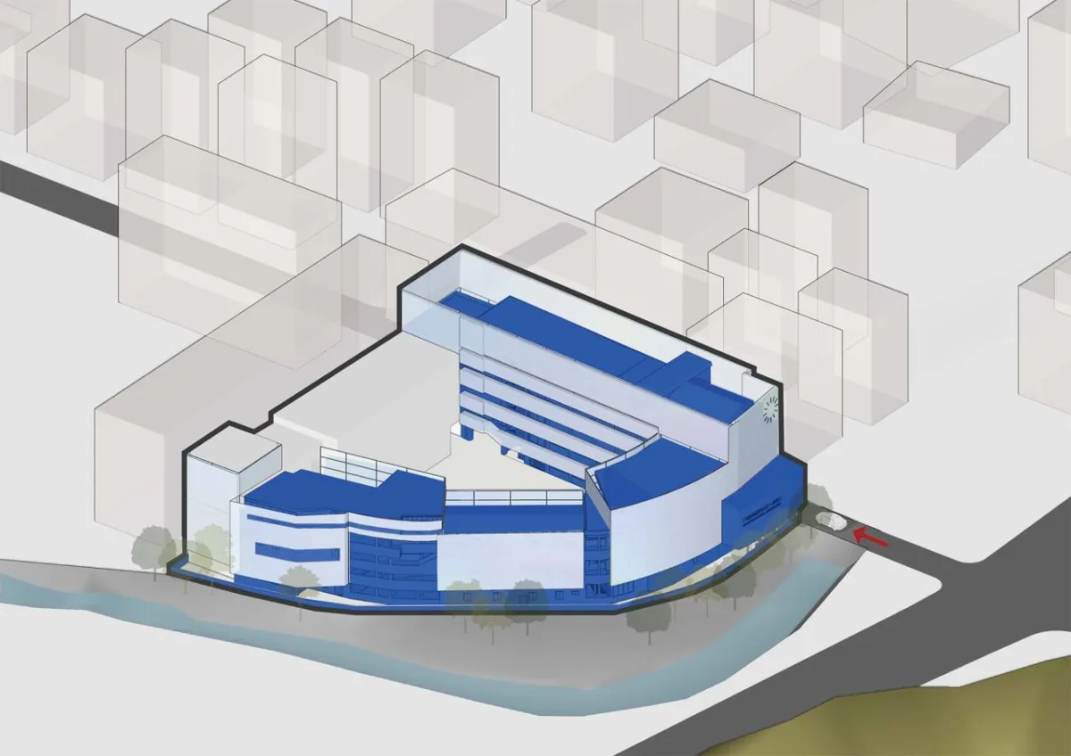 BIM建筑|深圳蓝白艺术院校 / 万社设计