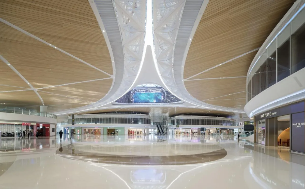 BIM建筑|航空建筑新标杆：深圳宝安国际机场卫星厅 / GDAD、Aedas、兰德隆与布朗