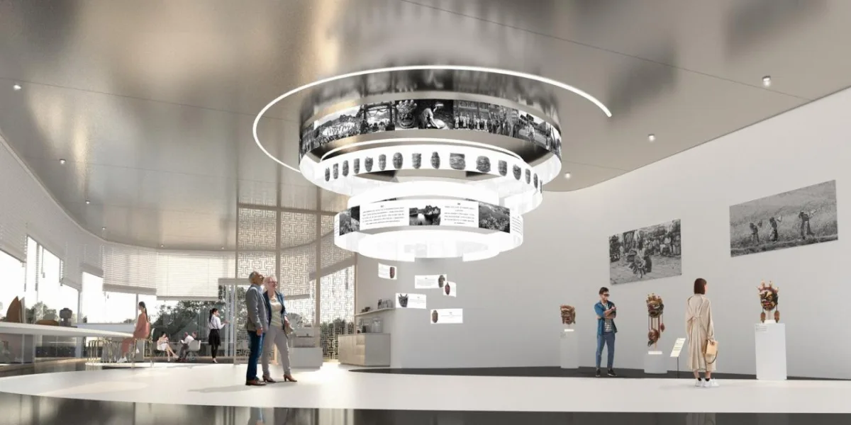 BIM建筑|婺川复园——遵义市务川县文化中心设计方案 / 外行建筑