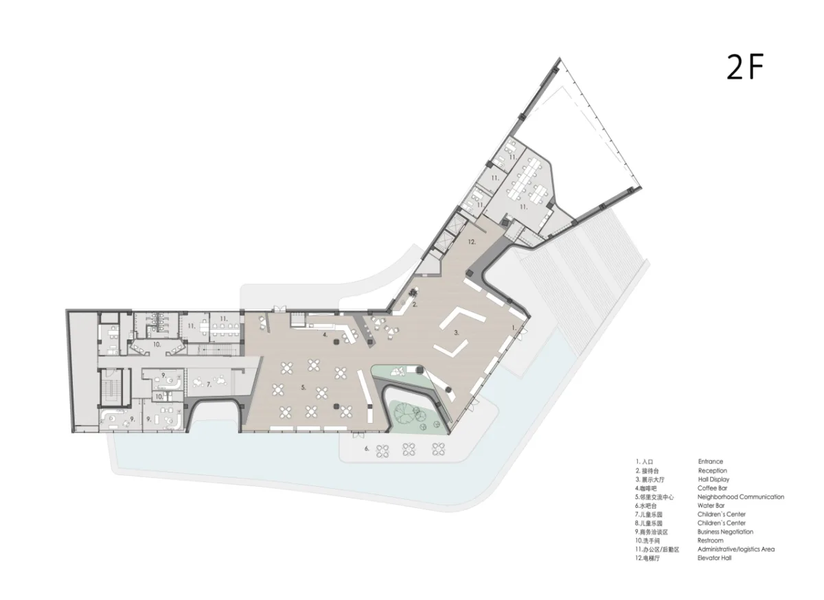 BIM建筑|赣州锦润 ▪ 滨江云宸展示中心 / 成执设计