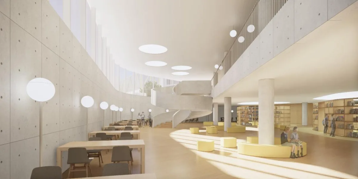 BIM建筑|天府新区海洋路中学 / MAT 超级建筑事务所