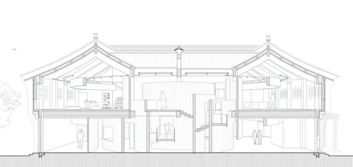BIM建筑|“借山重影”，塘栖枇杷博物馆 / 田之间建筑