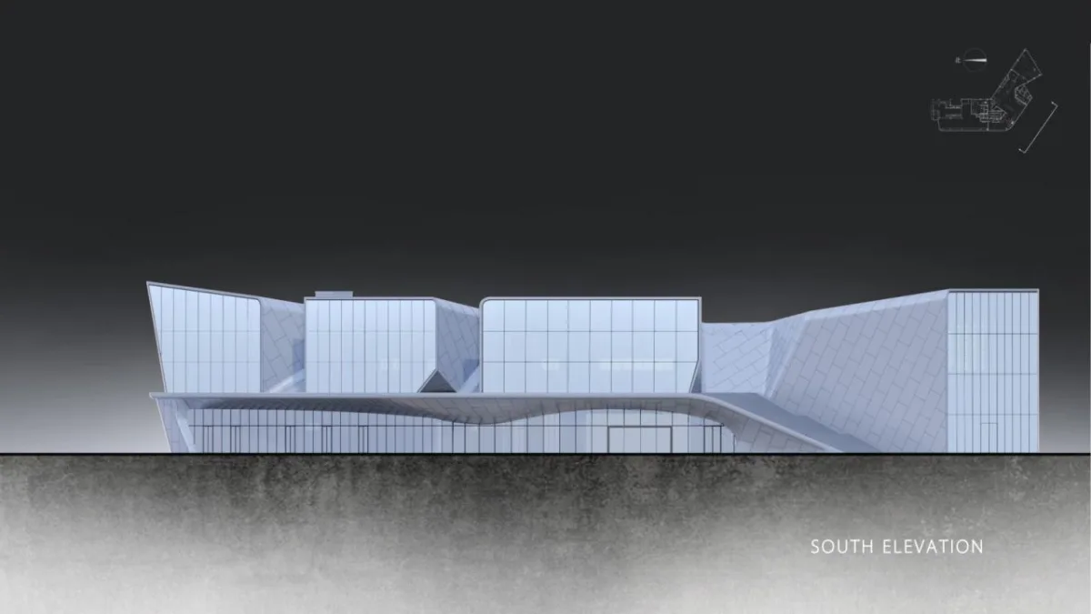BIM建筑|赣州锦润 ▪ 滨江云宸展示中心 / 成执设计