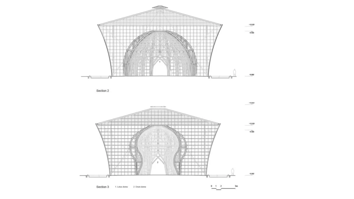 BIM建筑|42000 根竹竿，富国岛大世界欢迎中心 / 武重义建筑事务所