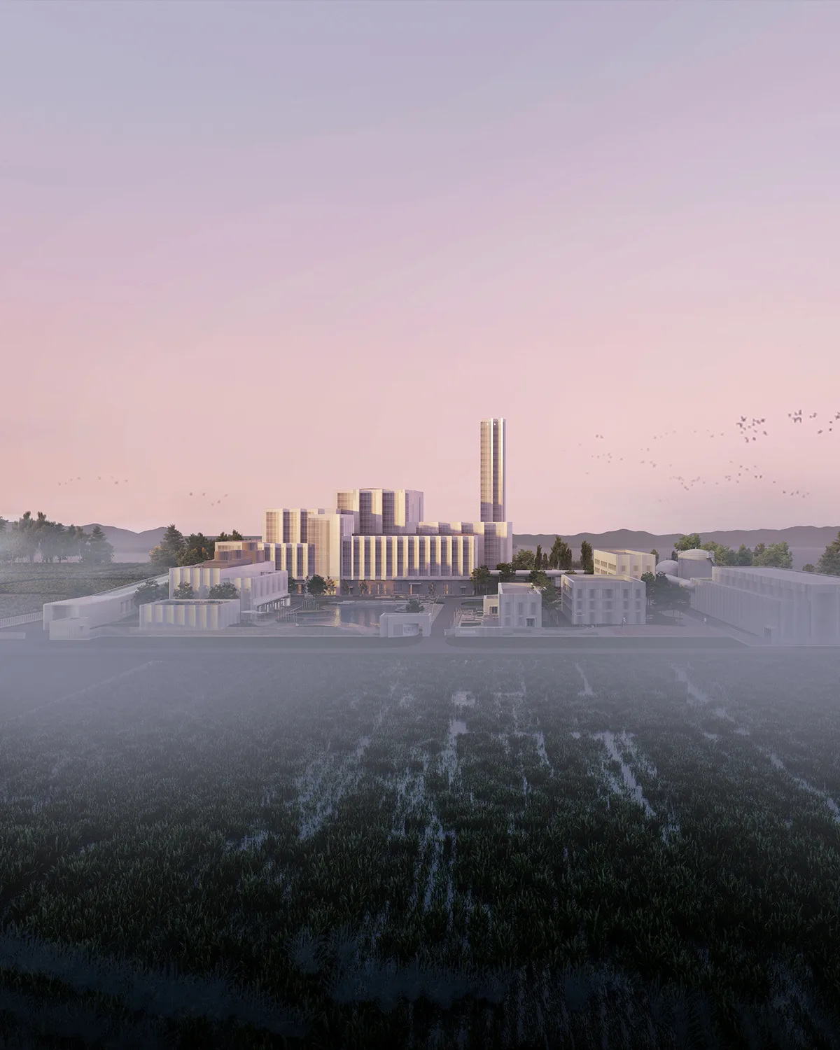 BIM建筑|嘉善伟明环保垃圾焚烧发电厂更新 / UUA建筑设计事务