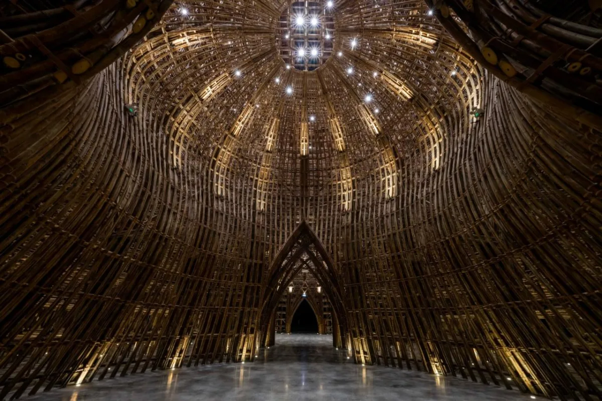 BIM建筑|42000 根竹竿，富国岛大世界欢迎中心 / 武重义建筑事务所