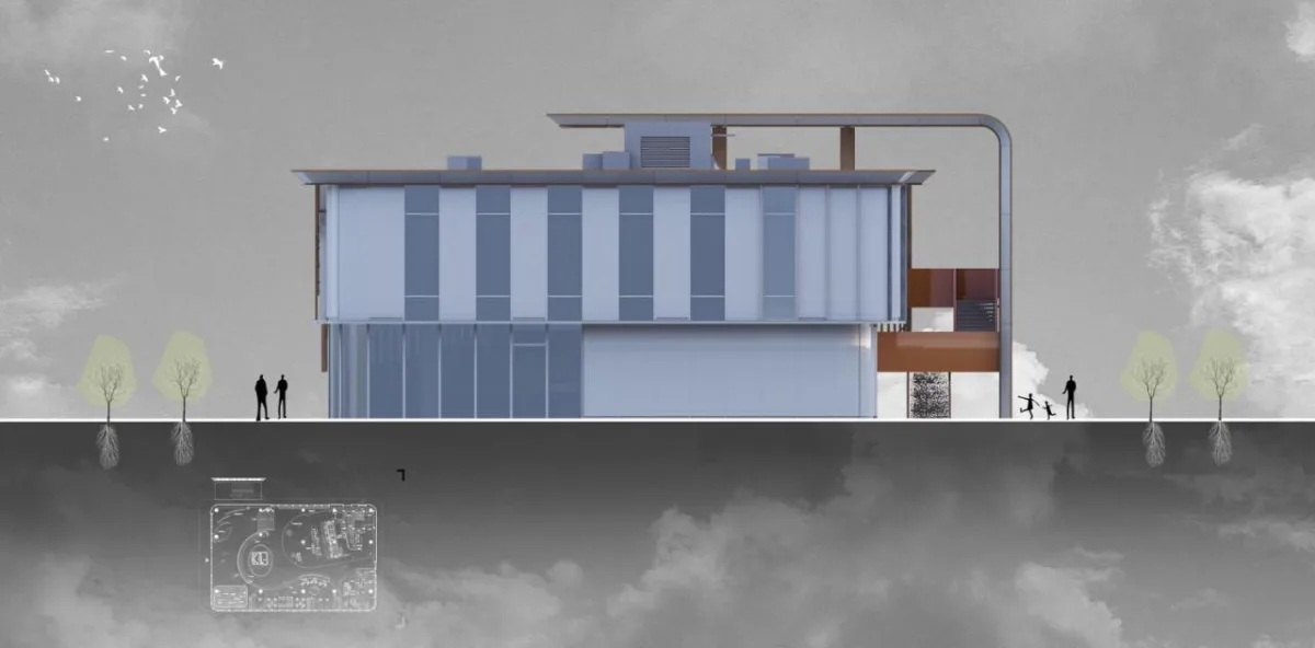 BIM建筑|流动魅力的艺术邂逅 如东金地至尚 ▪ 展示中心 / 成执设计