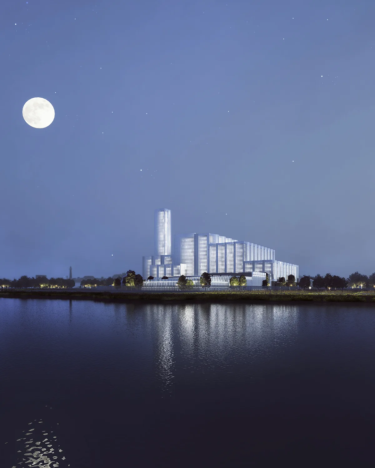 BIM建筑|嘉善伟明环保垃圾焚烧发电厂更新 / UUA建筑设计事务