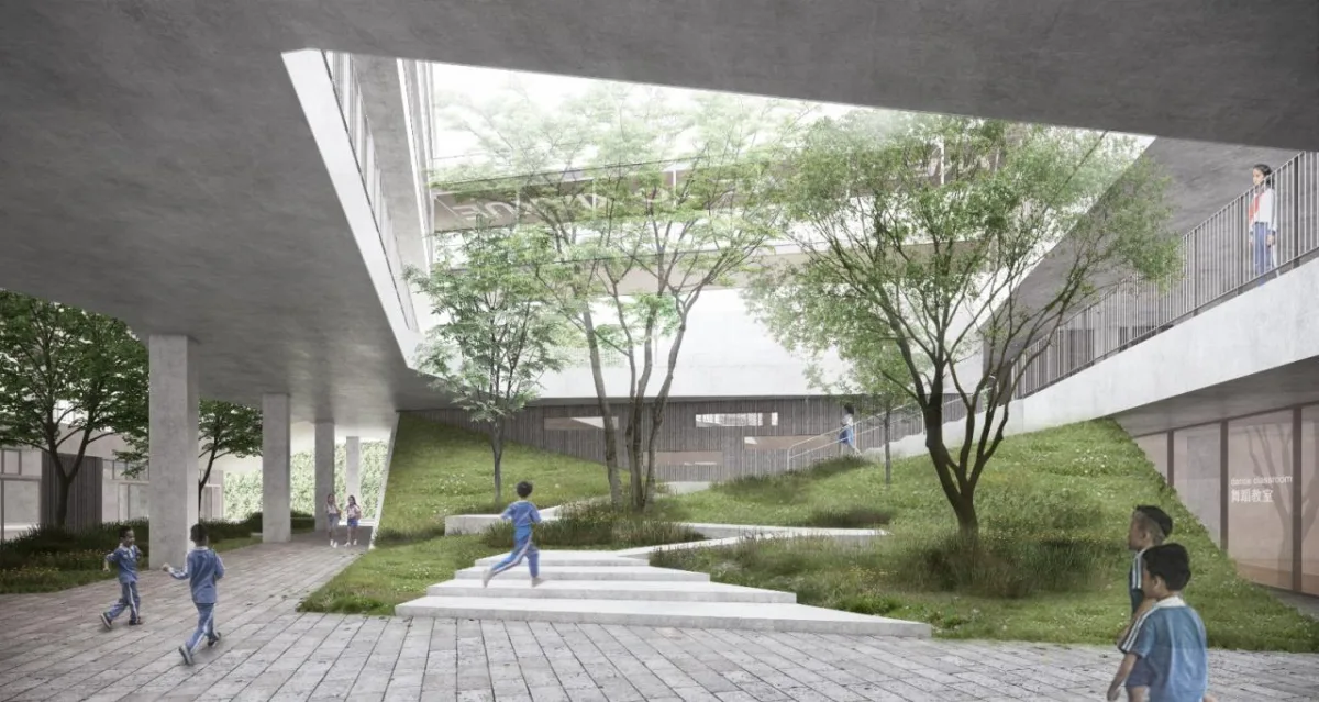 BIM建筑|深圳龙岗下雪村小学 / MAT