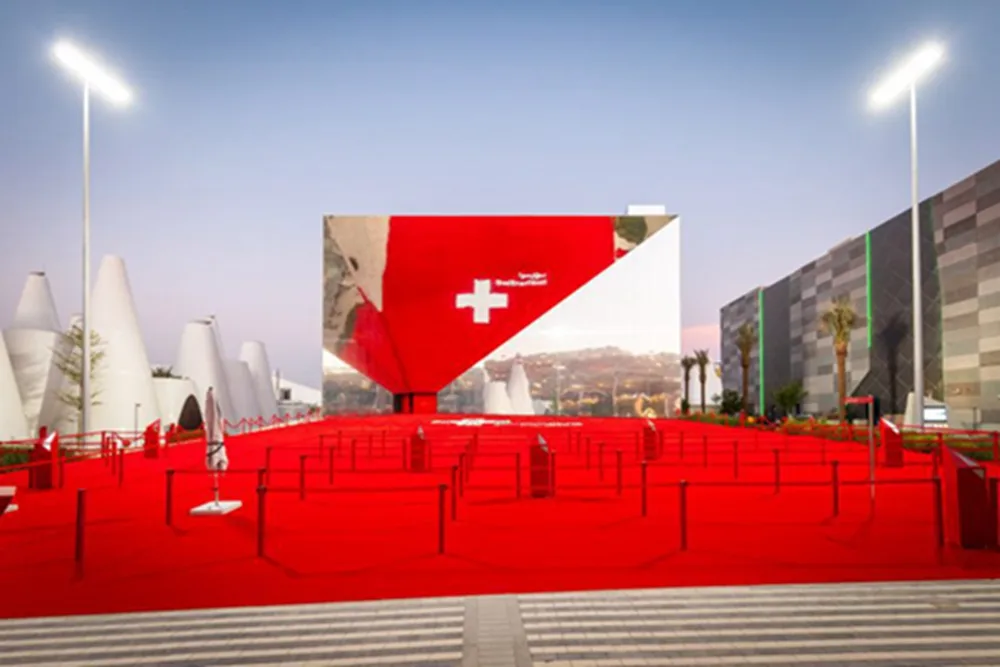 BIM建筑|OOS工作室设计“镜子”瑞士展馆