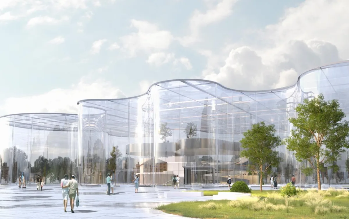 BIM建筑|婺川复园——遵义市务川县文化中心设计方案 / 外行建筑