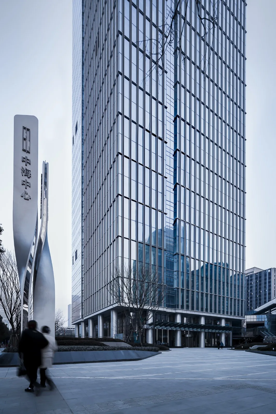 BIM建筑|城市天际线的重塑与街道生活的缝合：武汉中海中心 / 柏涛设计