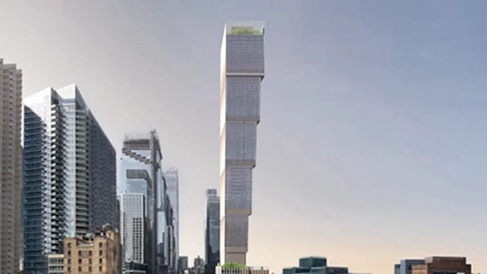 BIM建筑|阿贾耶设计倒置的超高层摩天大楼