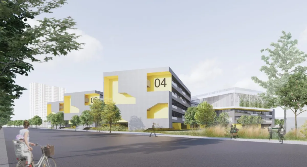 BIM建筑|天府新区海洋路中学 / MAT 超级建筑事务所