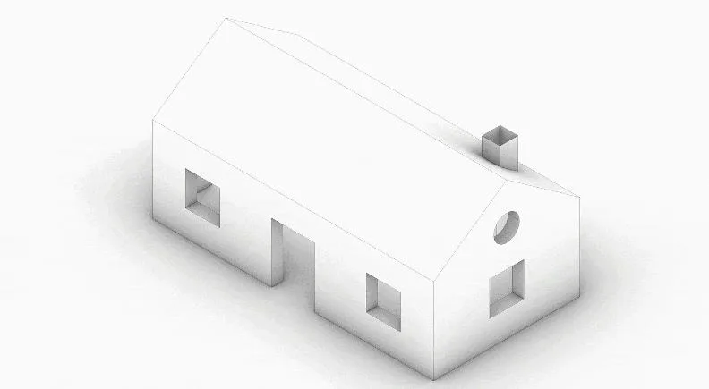 BIM建筑|《消失的房子》/ 胡泉纯