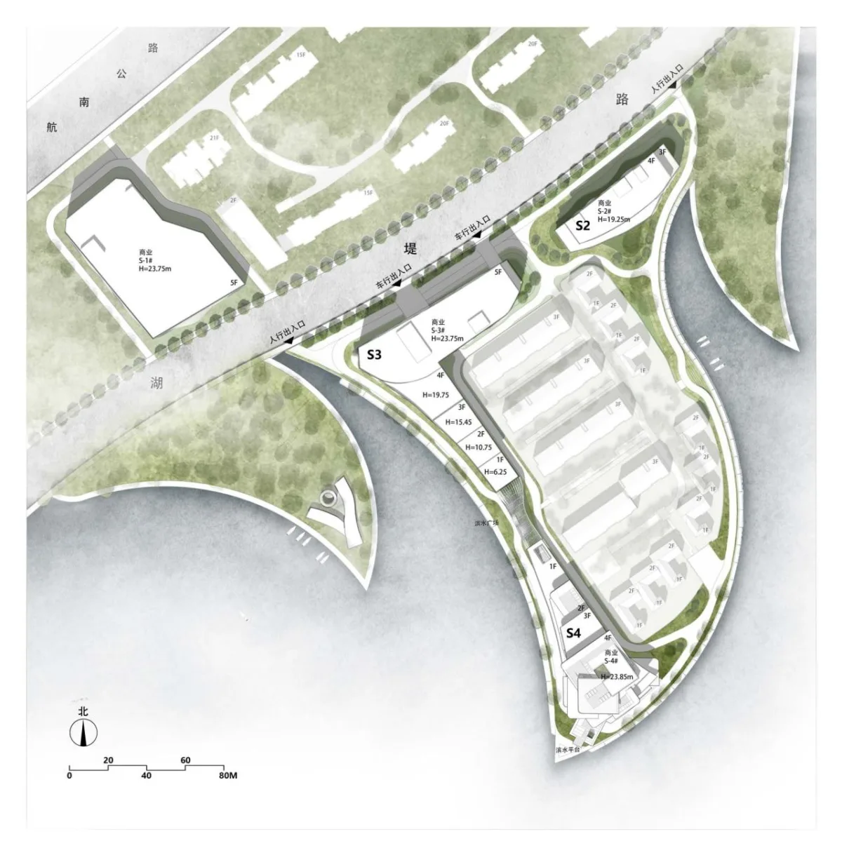 BIM建筑|漫游白色切片，上海之鱼 / 同济原作设计工作室