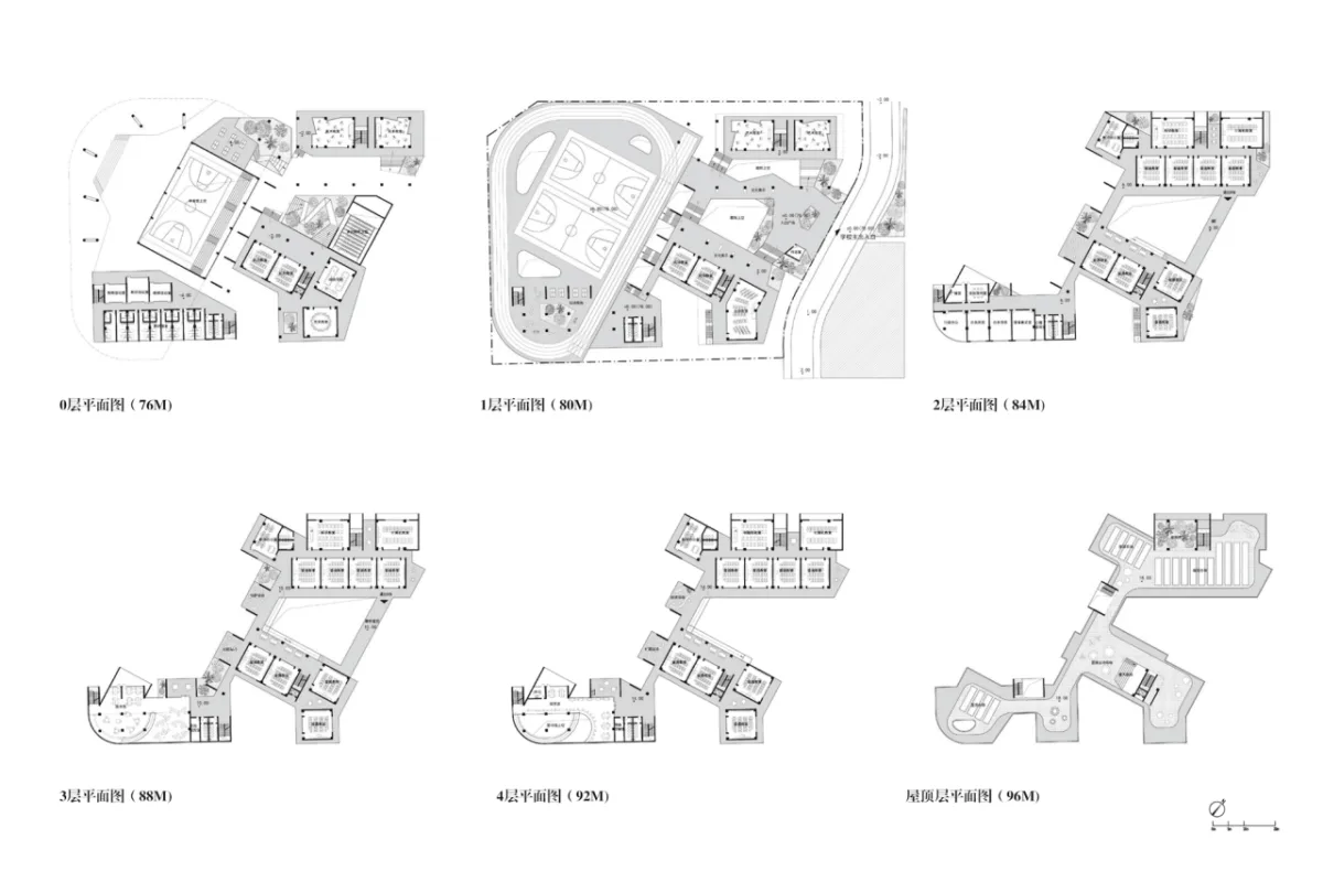 BIM建筑|深圳龙岗下雪村小学 / MAT