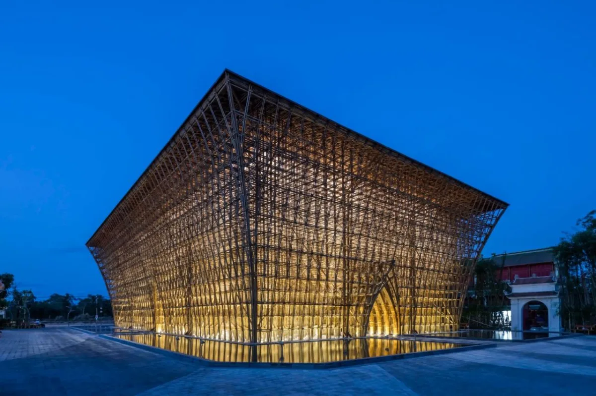 BIM建筑|42000 根竹竿，富国岛大世界欢迎中心 / 武重义建筑事务所