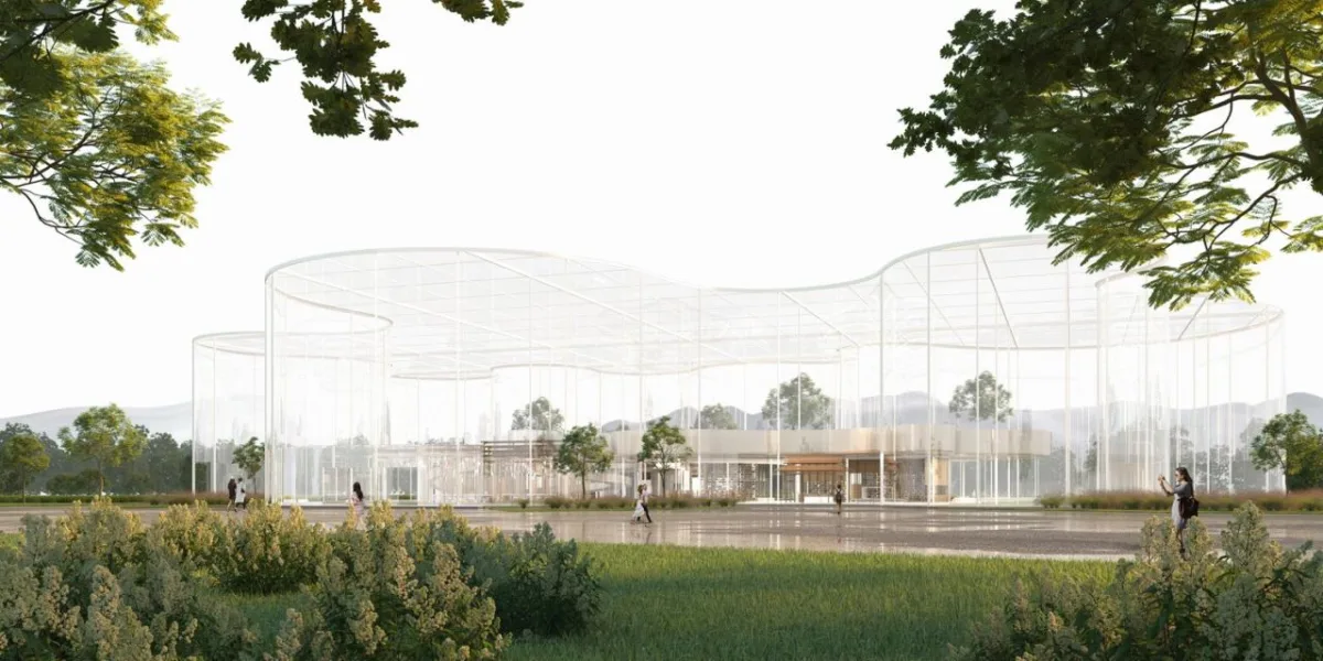 BIM建筑|婺川复园——遵义市务川县文化中心设计方案 / 外行建筑