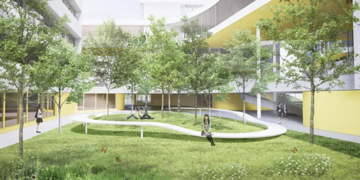 BIM建筑|天府新区海洋路中学 / MAT 超级建筑事务所