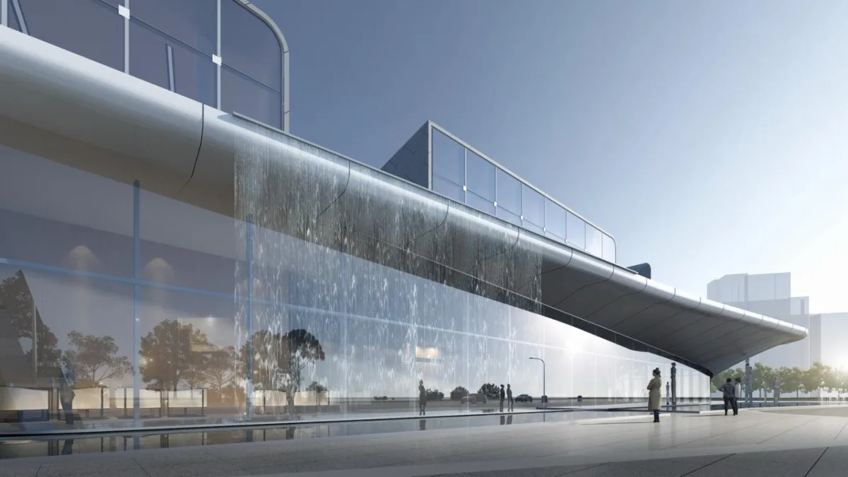 BIM建筑|赣州锦润 ▪ 滨江云宸展示中心 / 成执设计