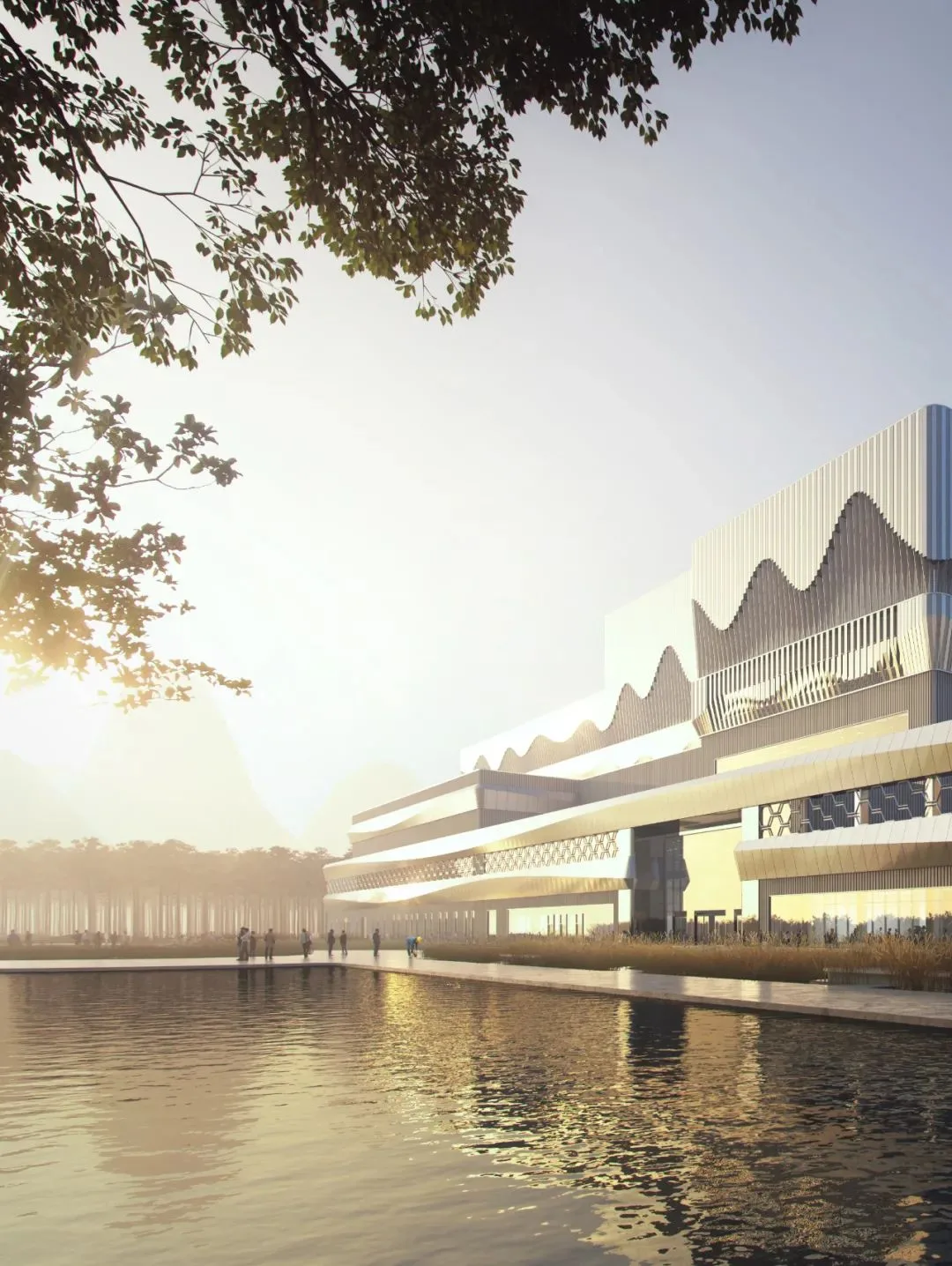 BIM建筑|南宁市双定循环经济产业园生活垃圾焚烧发电厂/ UUA