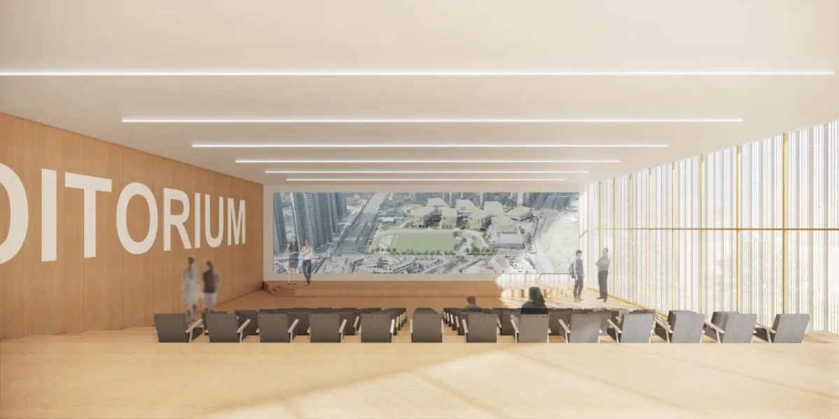 BIM建筑|天府新区海洋路中学 / MAT 超级建筑事务所